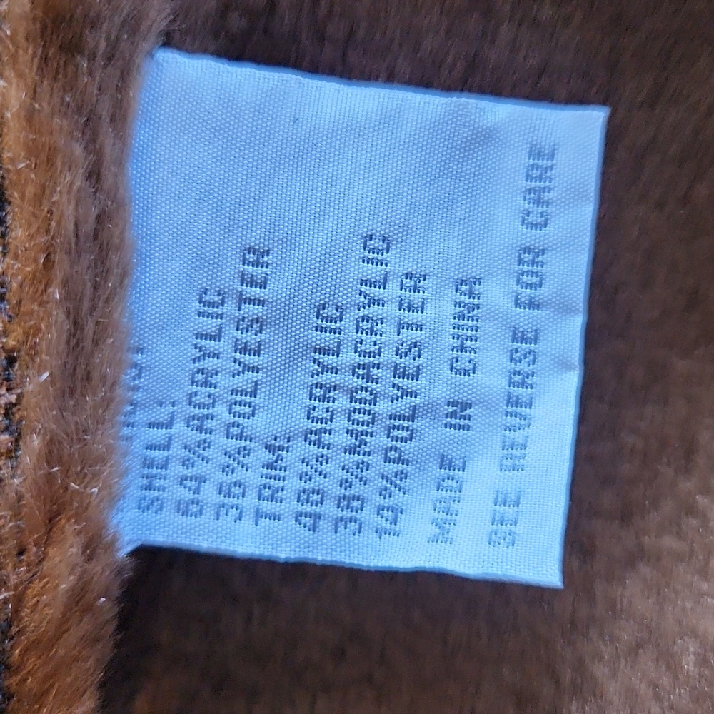 Vintage Dress Barn Faux Suede & Fur Trim Coat - Picture 15 of 15